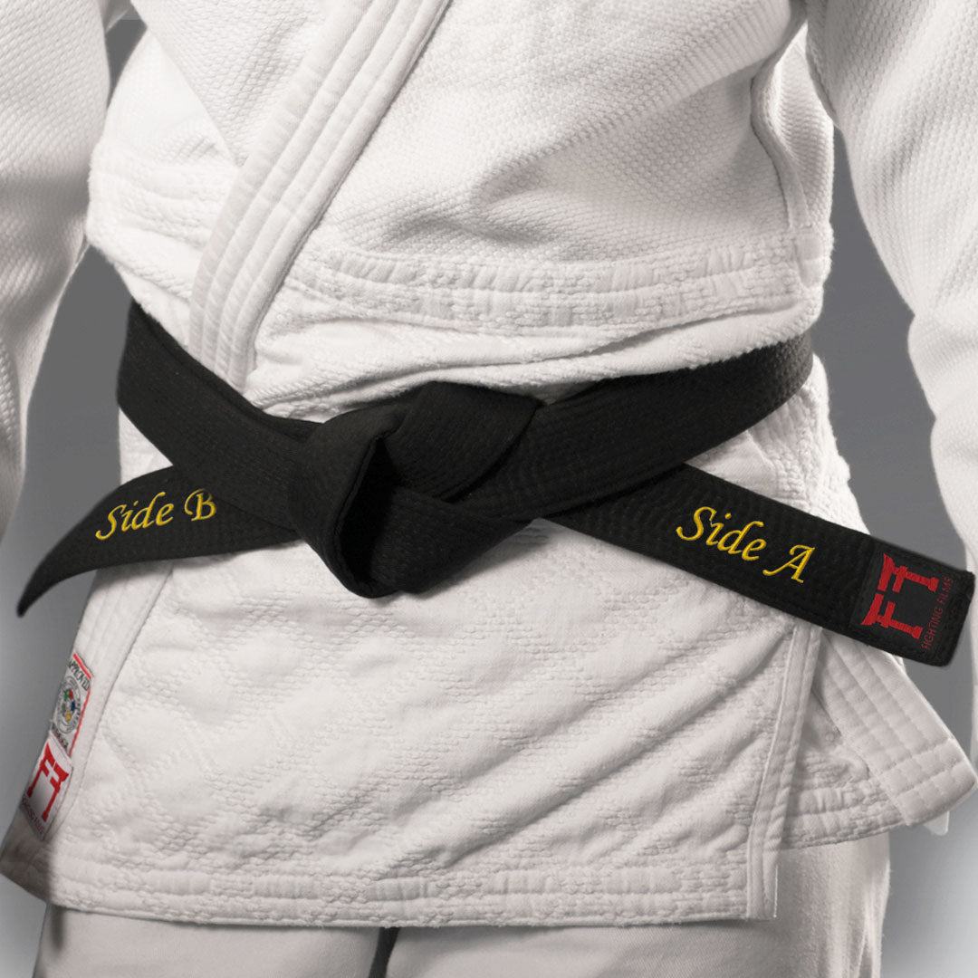 embroidered martial arts belts