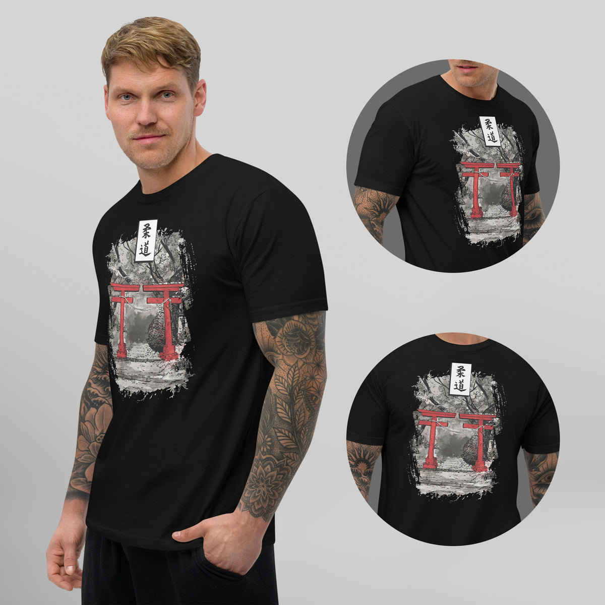 Fighting Films – Illustrated Torii Gate Adult T-Shirt