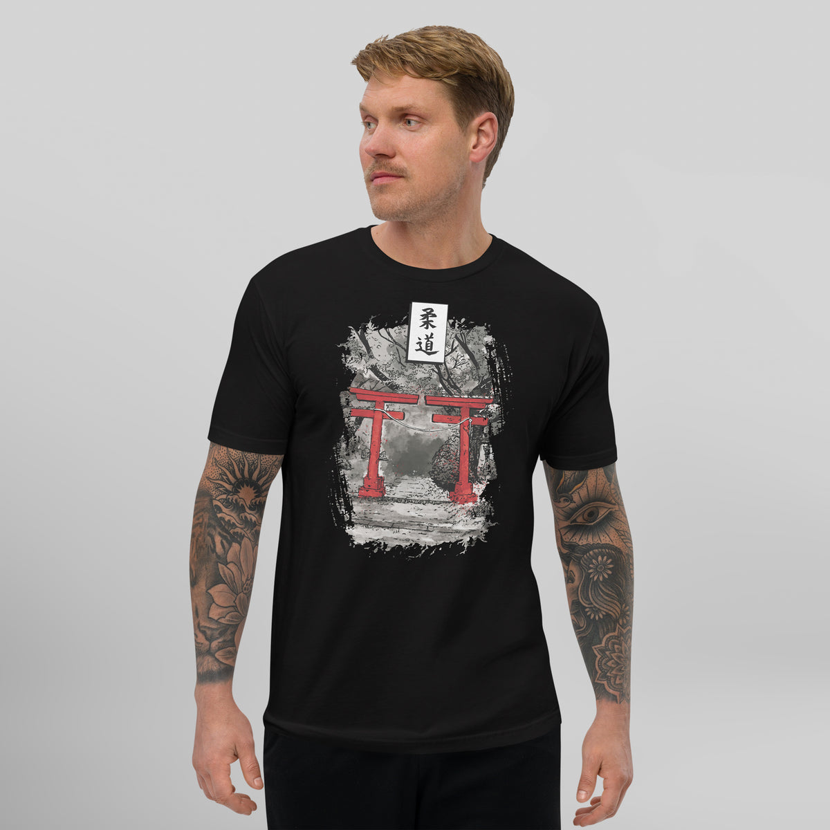 Fighting Films – Illustrated Torii Gate Adult T-Shirt