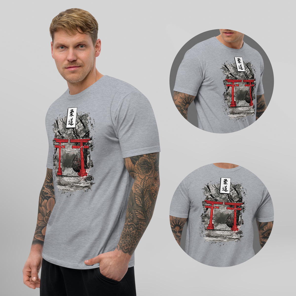 Fighting Films – Illustrated Torii Gate Adult T-Shirt
