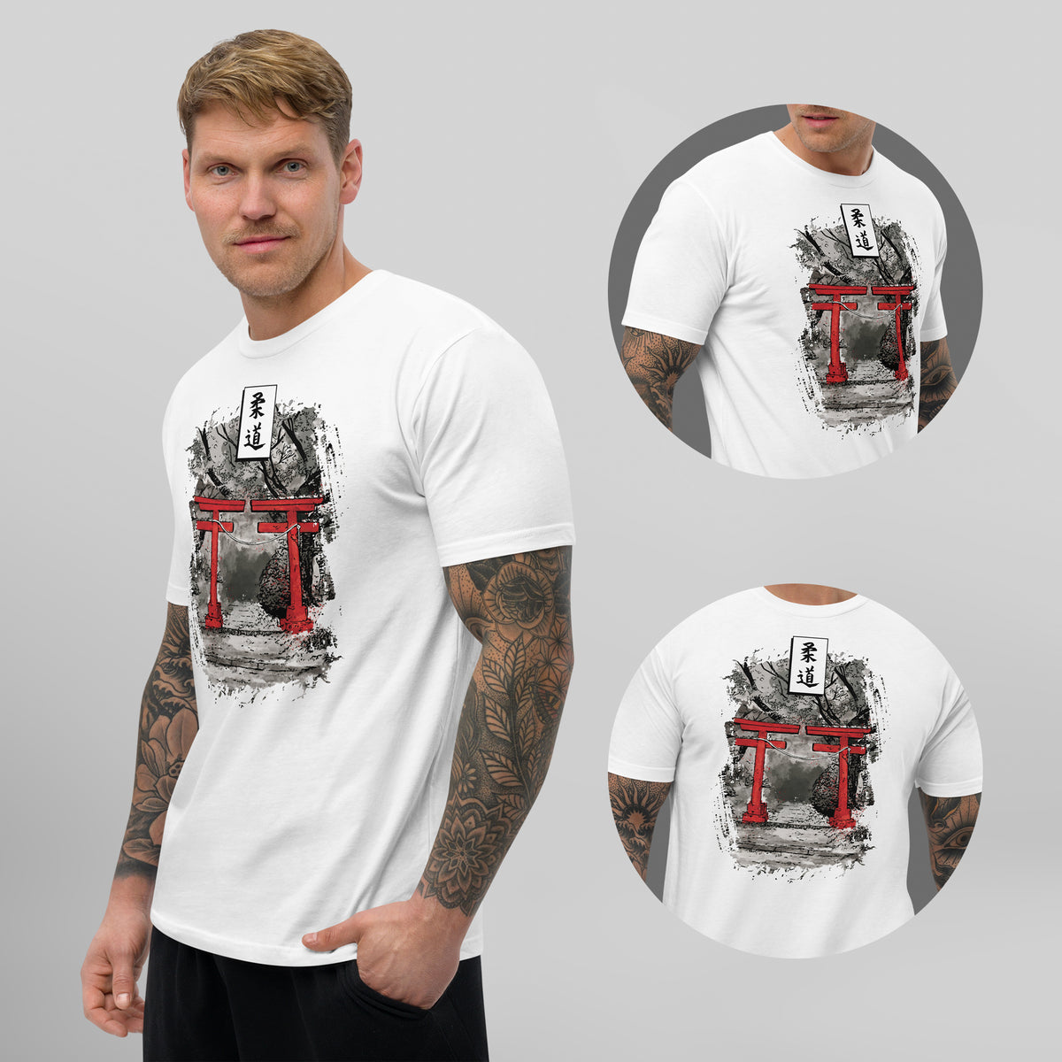 Fighting Films – Illustrated Torii Gate Adult T-Shirt
