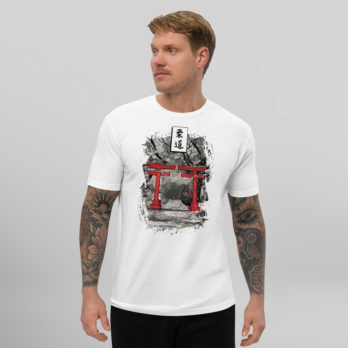 Fighting Films – Illustrated Torii Gate Adult T-Shirt