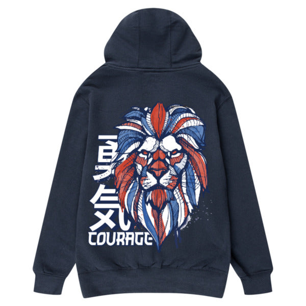 Courageous Union Jack Lion Hoodie