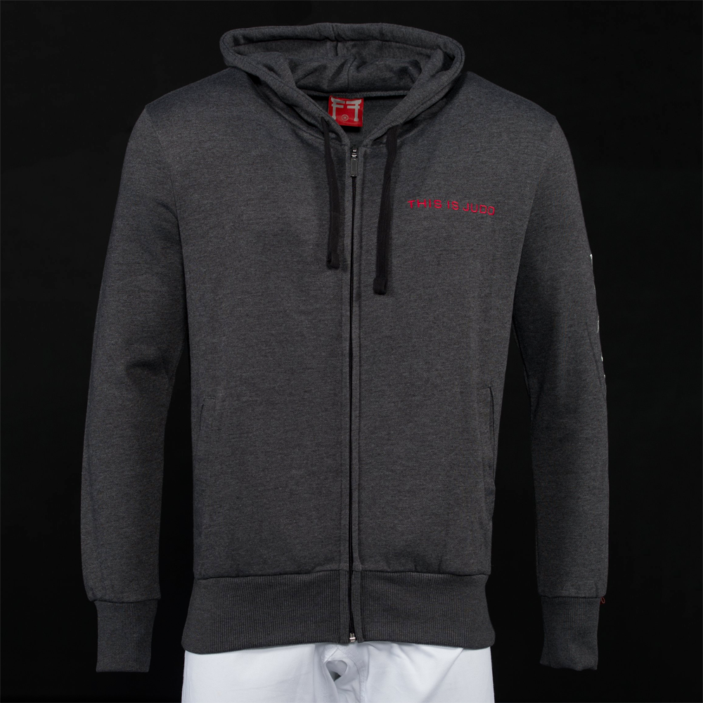 This Is Judo Embroidered Hoodie From Fighting Films Shown By Gemma Gibbons and Euan Burton 