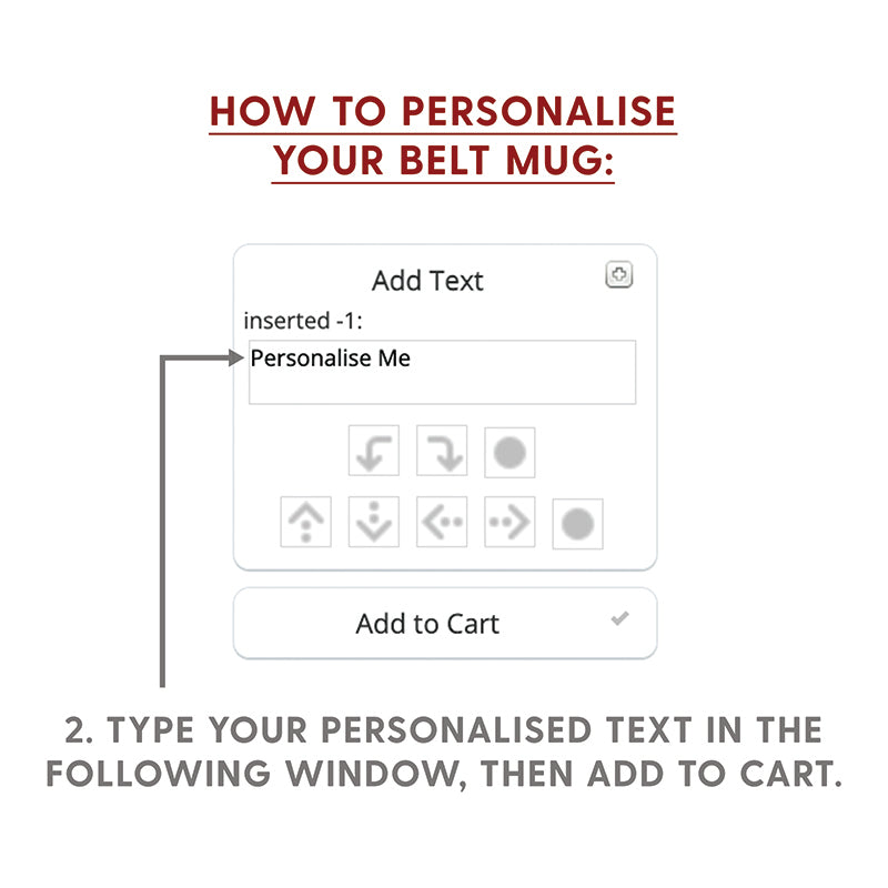 Personalised Black Belt Mug