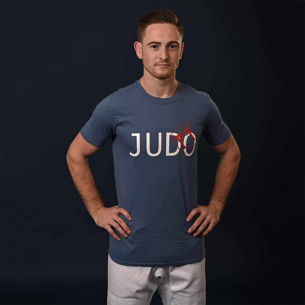 Simply Judo Adult's T-Shirt With Fighting Films Stamp