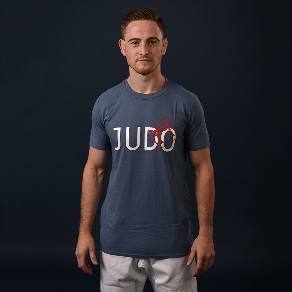 Simply Judo Adult&#39;s T-Shirt With Fighting Films Stamp