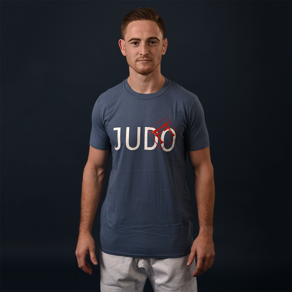 Simply Judo Adult's T-Shirt With Fighting Films Stamp